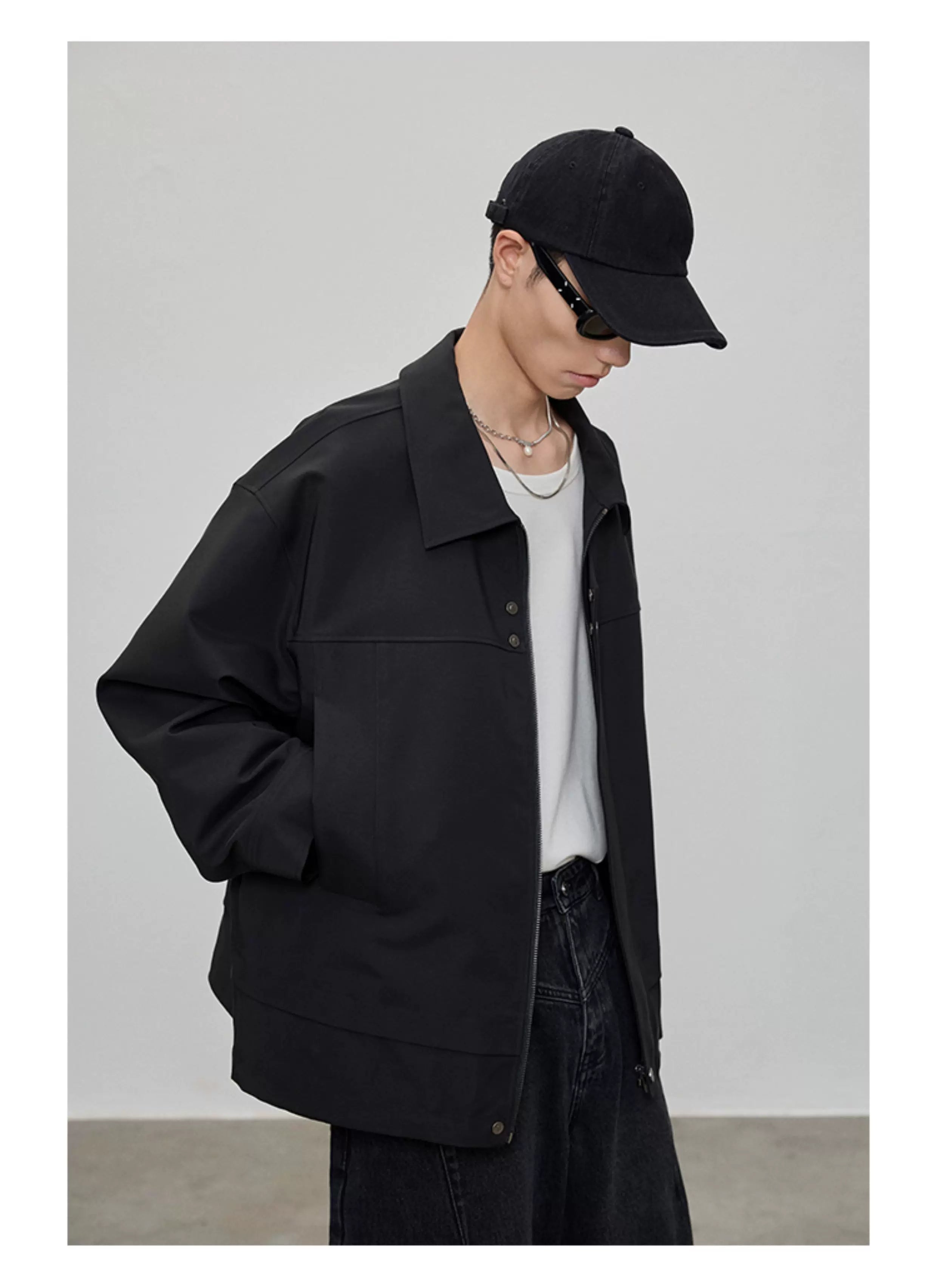 Square Collar Boxy Jacket