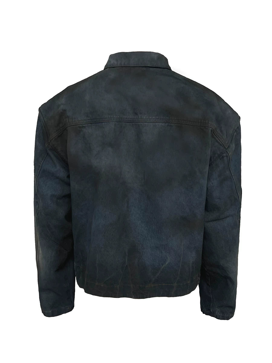 Frosted Washed Denim Jacket