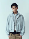Cropped Reversible Vintage Fleece Plaid Jacket