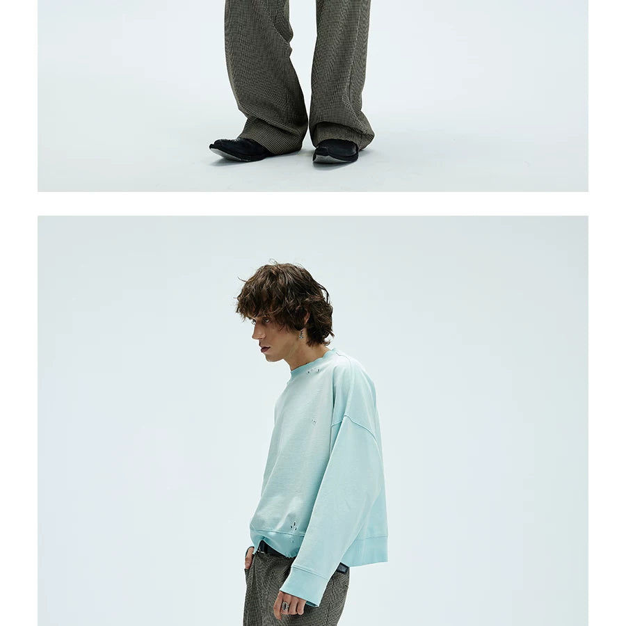 Four Color Baggy Couple Crewneck Sweatshirts