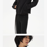 Soft Space Cotton Boxy Zip Sweatshirt