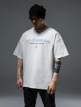 Men's Solid Loose Heavy Cotton Tees
