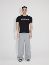 Structured Lightweight Printed Short Sleeve Tees