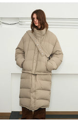Versatile 90% Down Detachable Waterproof Jacket