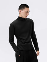 Cropped Slim Fit Long Sleeve Tee