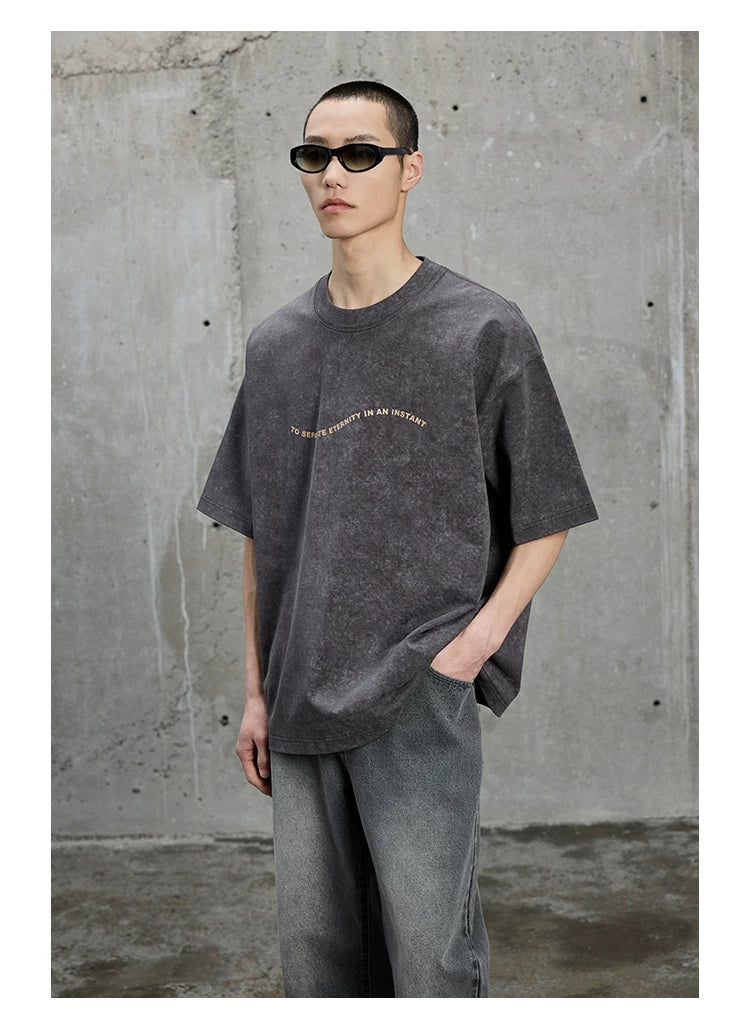 Heavyweight Vintage Washed Printed Tee