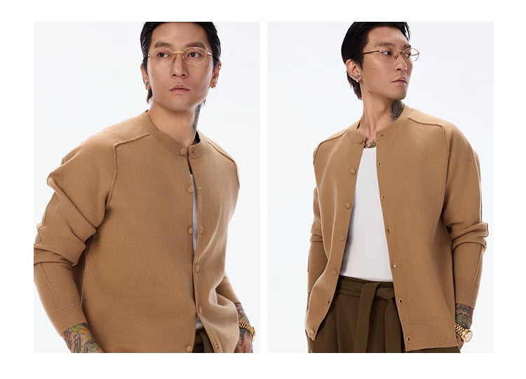Modal Core-Spun Knit Cardigan
