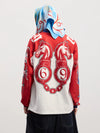 Leopard Print Rhinestone Colorblock Hip-hop Jersey