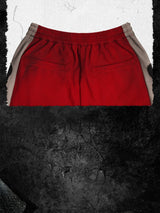Skeleton Patchwork Color Block Distressed Sweatpants