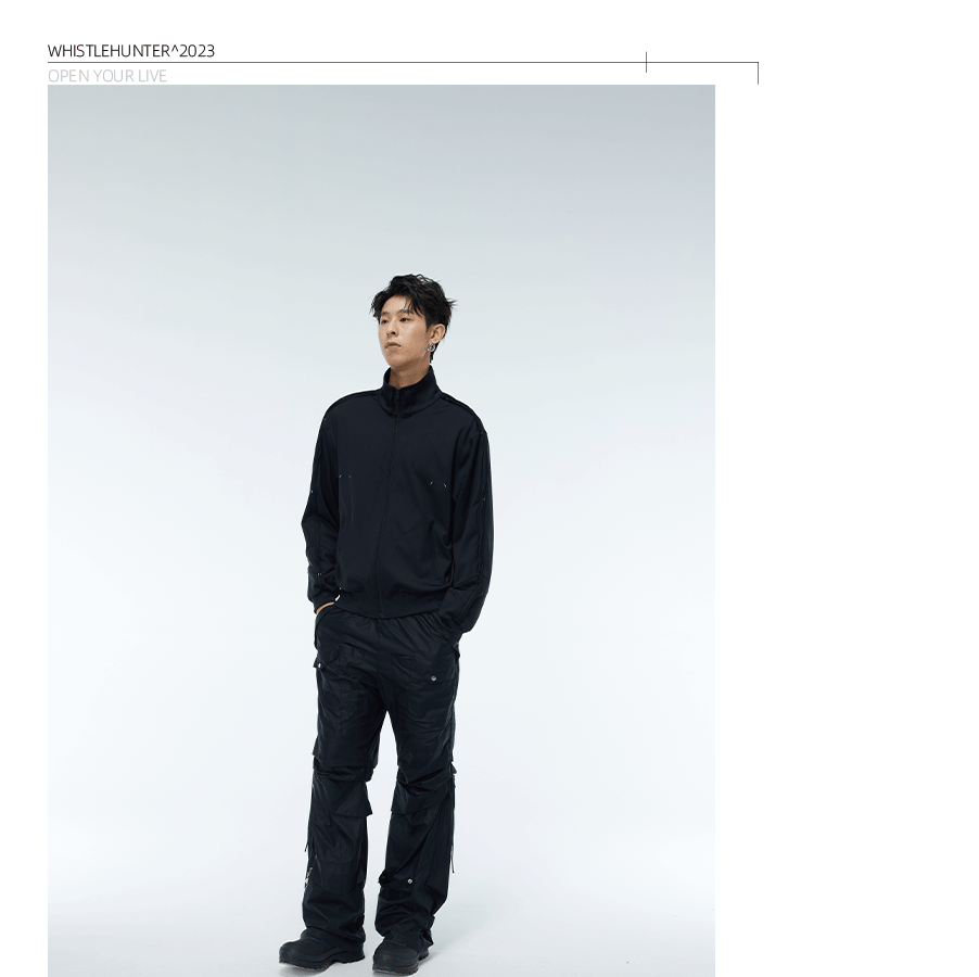 Two-Color Stretchy Cooling Quick-Dry Zip Sweatshirt