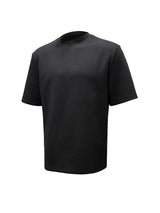 Black Boxy Short Sleeve Modal Tee