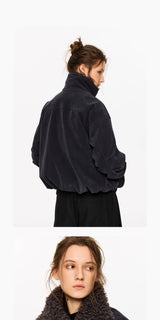 Men's Suede Lapel Winter Teddy Coat