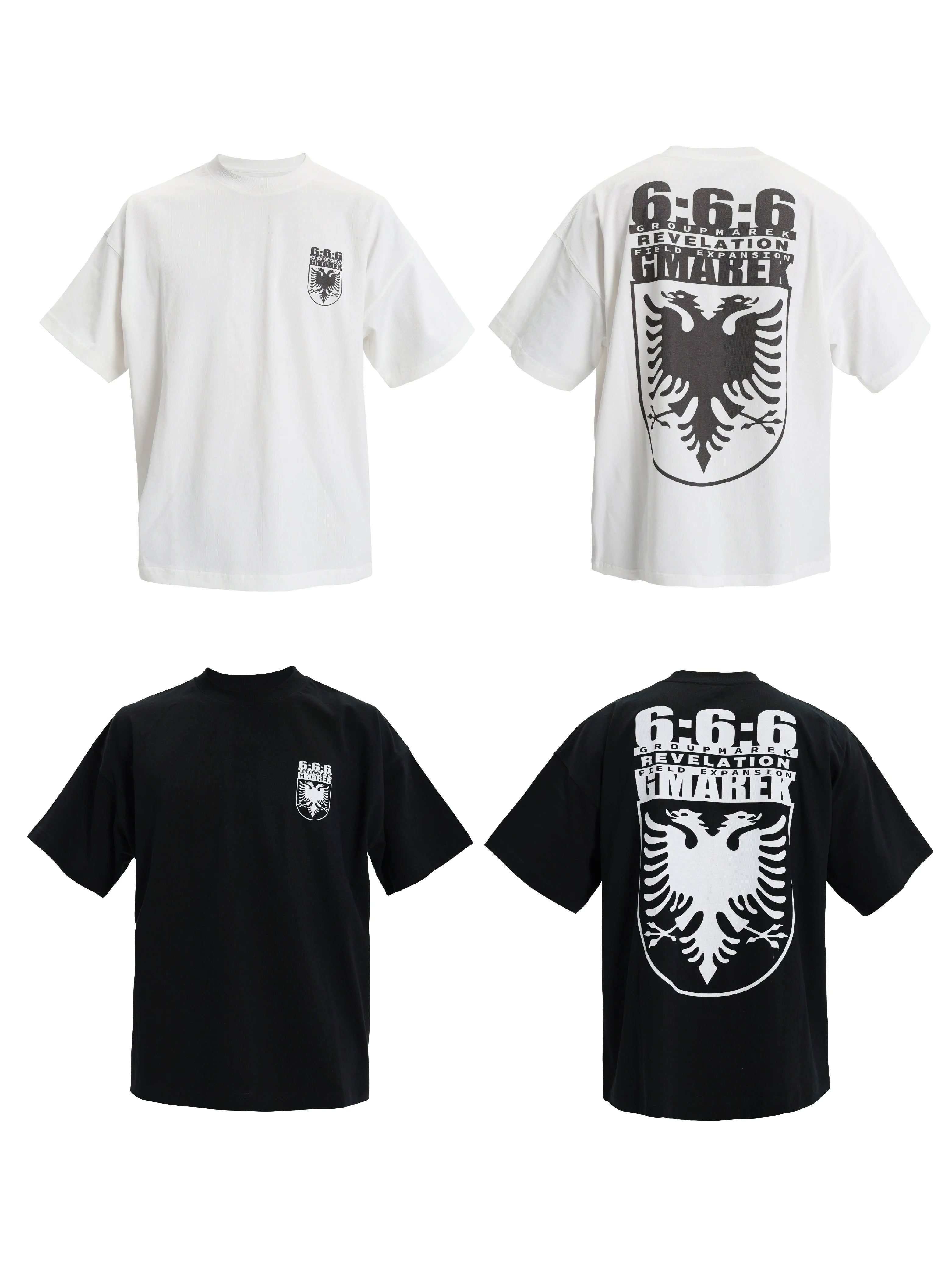 Two-Tone Shield Print Tee