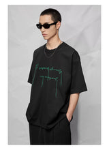 Cotton Blend Embroidered Fringe Tee
