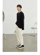 Vintage Herringbone Elastic Waist Cargo Pants