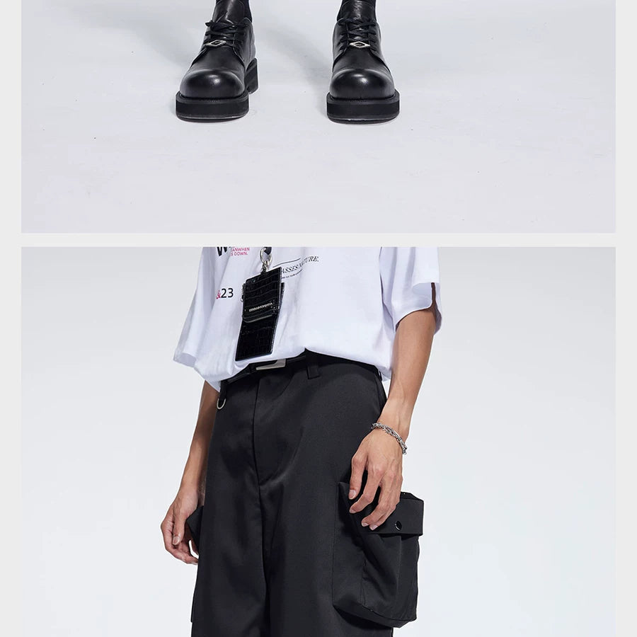 Men's Loose Tailored Pocket Shorts