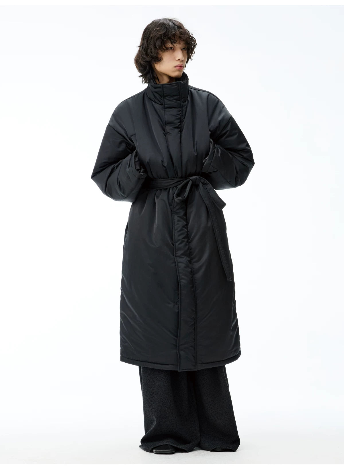 Waist-Cinched 3M Padded Parka