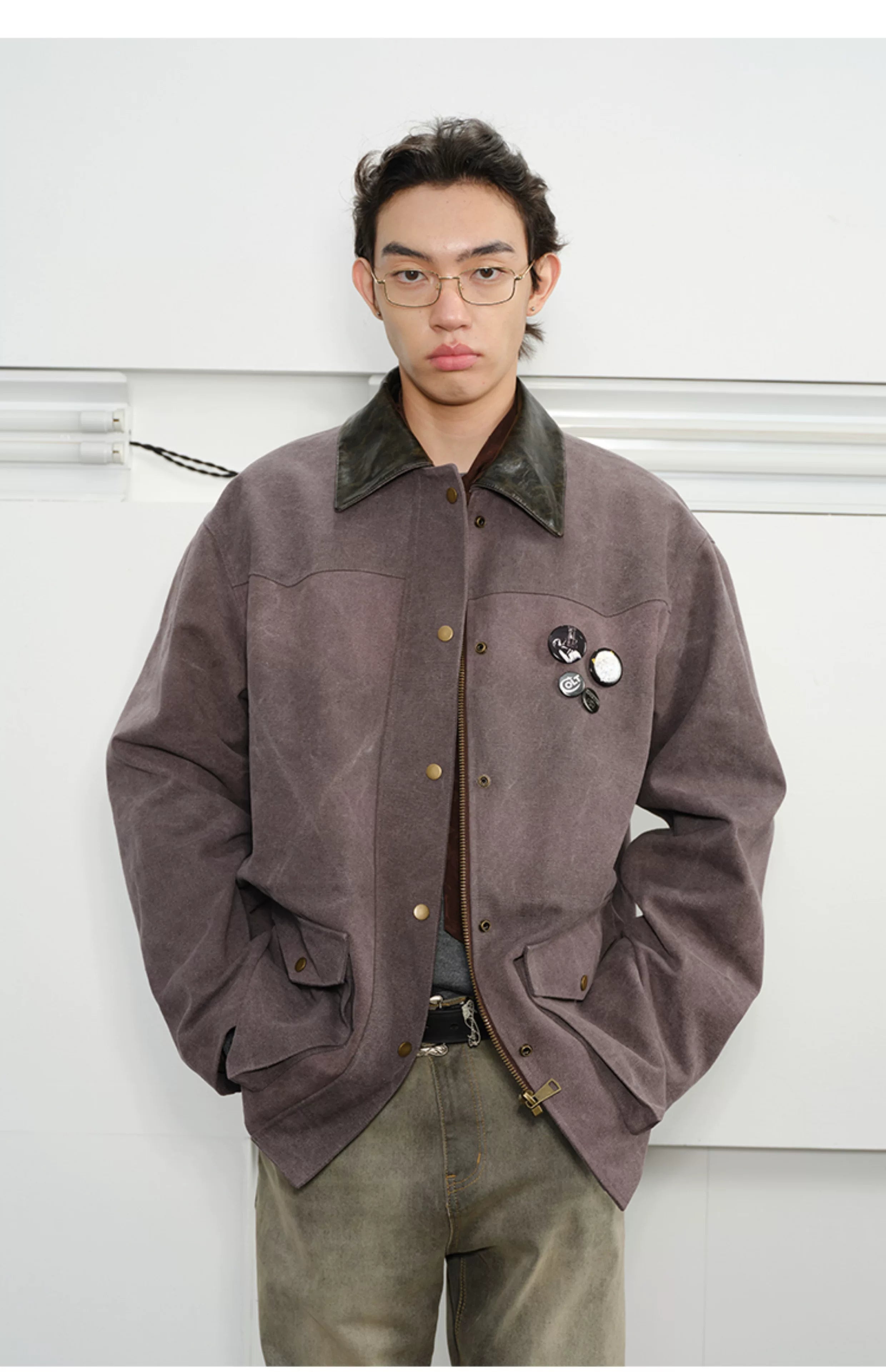 16oz Men's Faux Snake Work Jacket