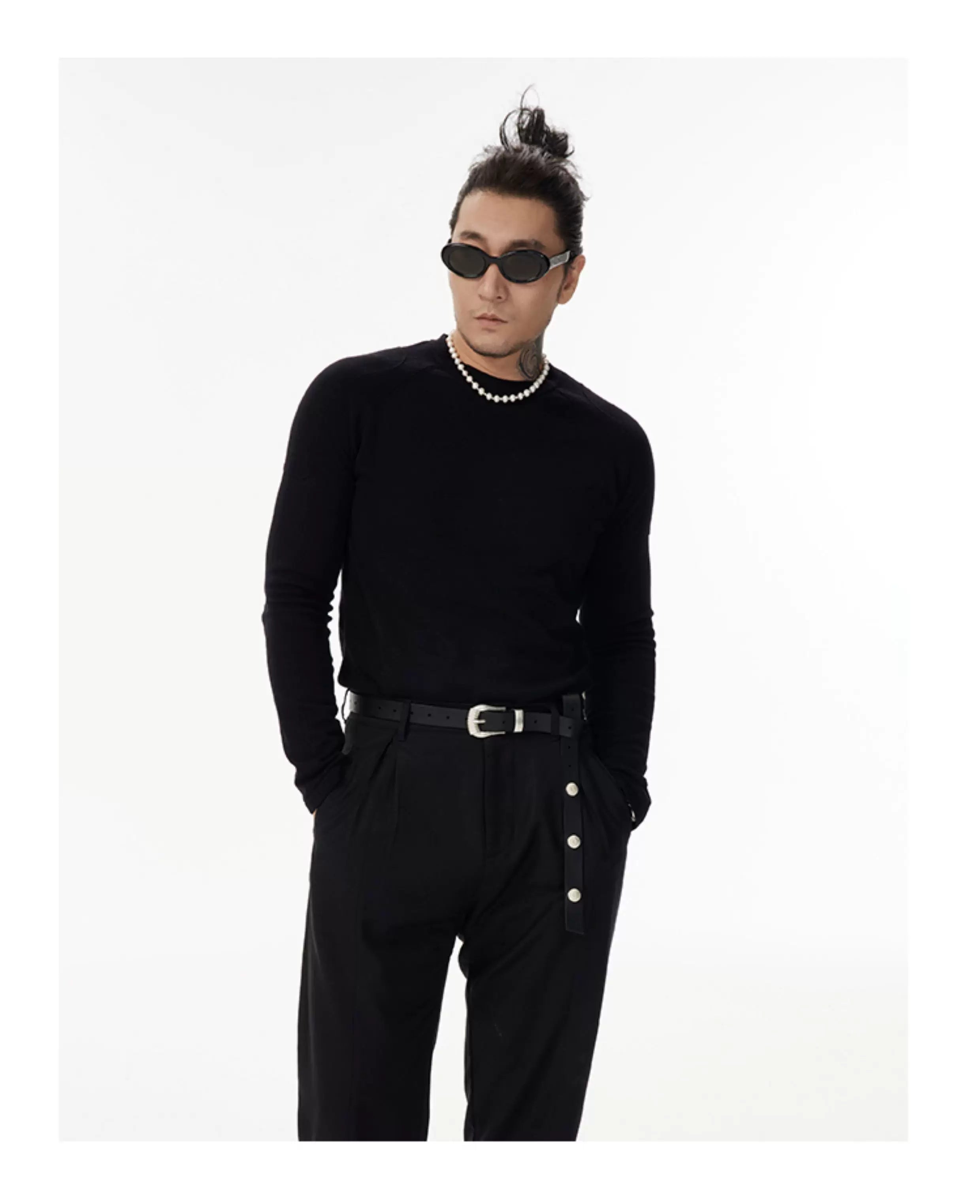 Men's Australian Wool Blend Tops