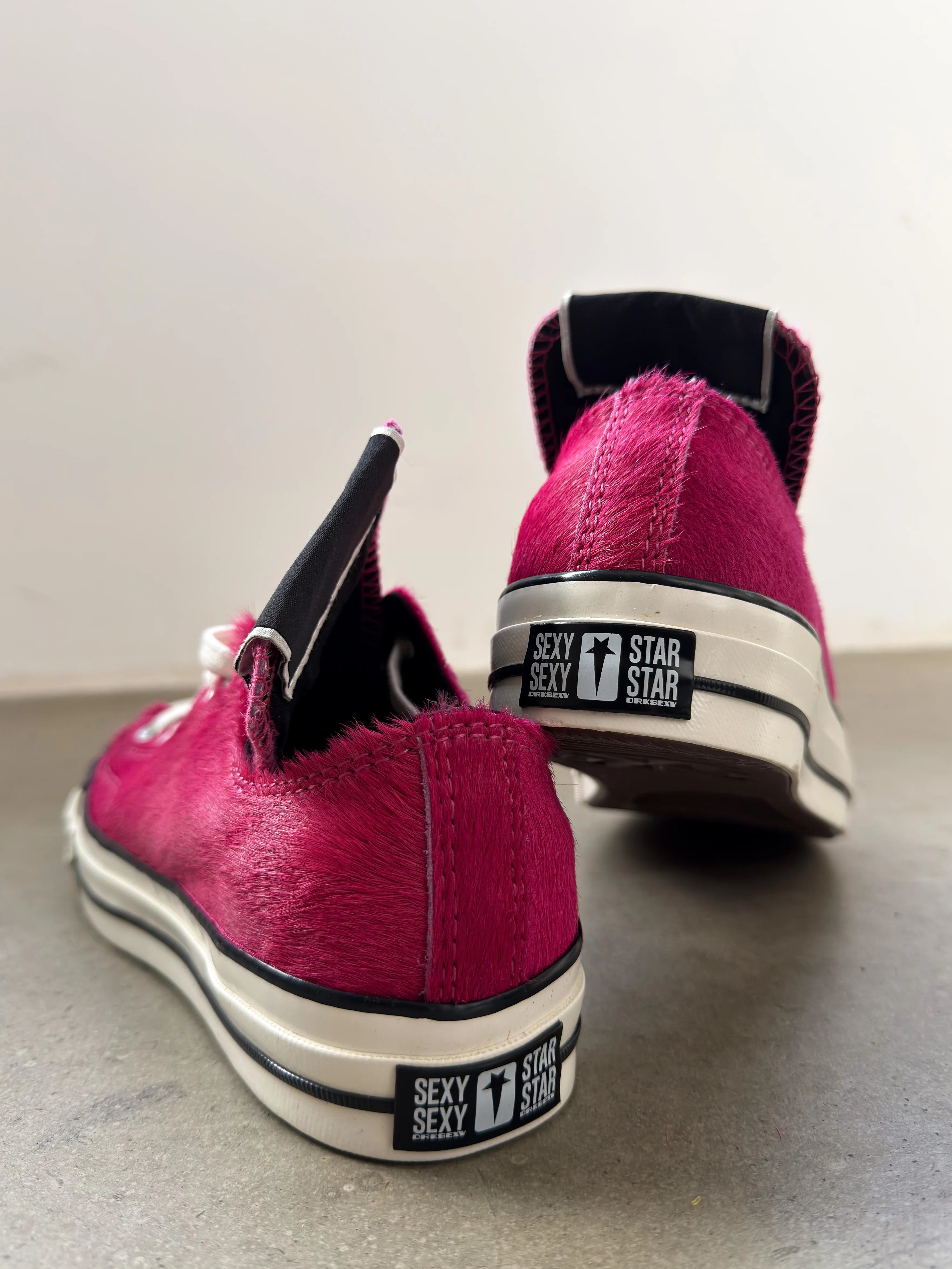 Pink Long-Tongue Vulcanized Sneakers