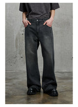 Vintage Washed Flared Denim Pants