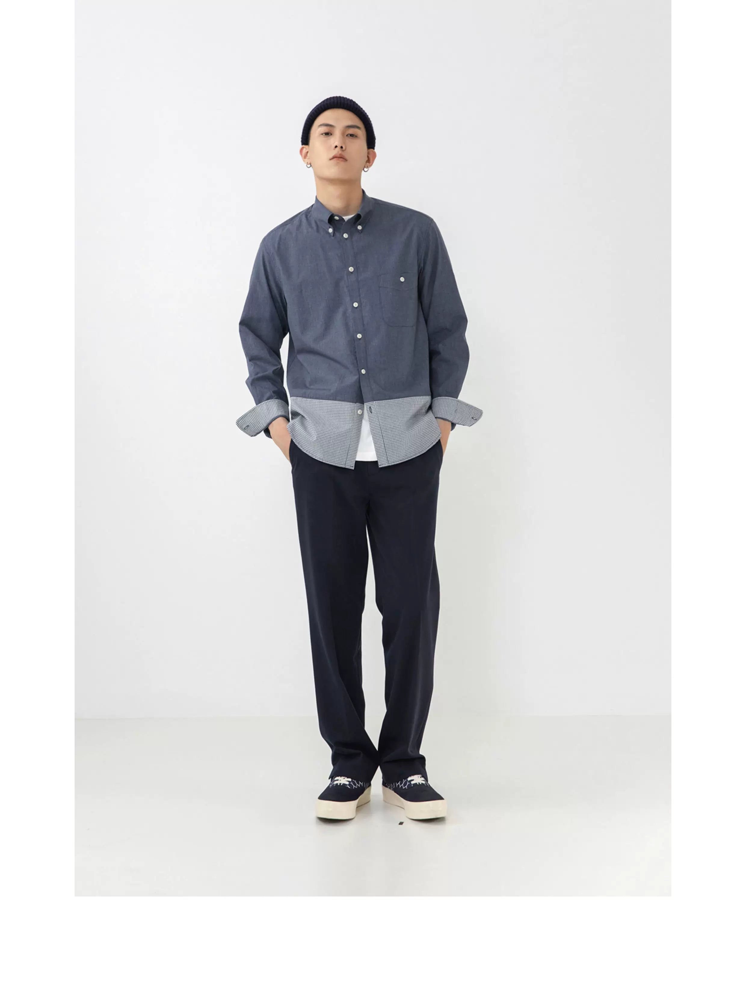Drapey Straight Split Lounge Pants