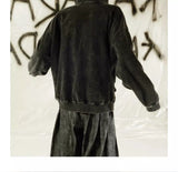 Y2K Washed Loose Flared Denim Overalls
