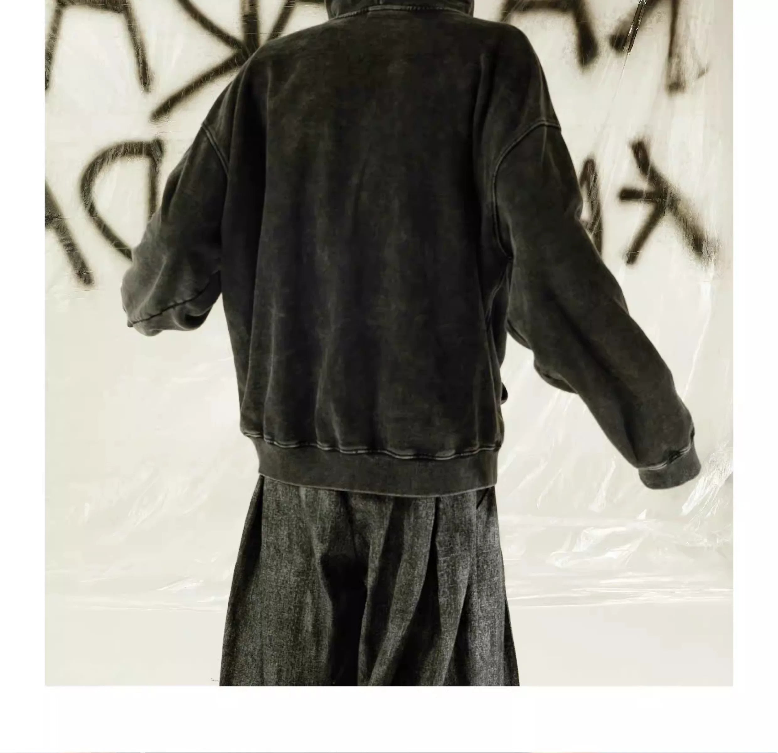 Y2K Washed Loose Flared Denim Overalls