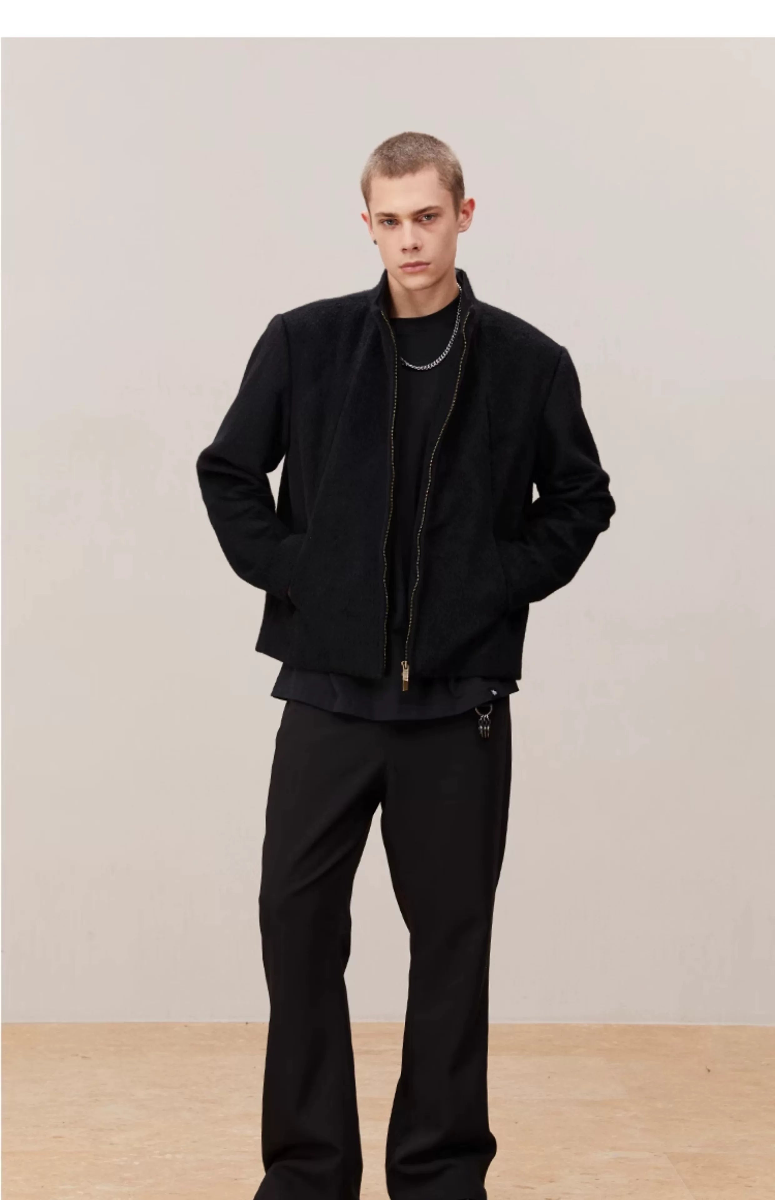Men's Flare Slim Casual Suit Pants