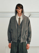 Men's Two-In-One V-Neck Vest Blazer