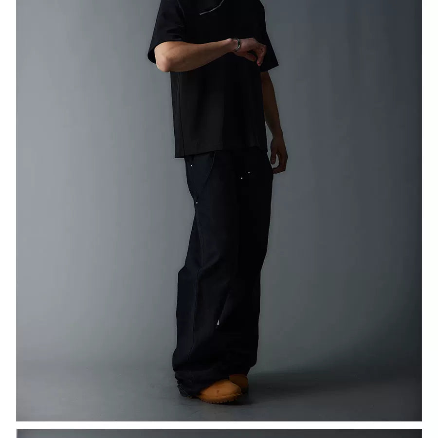 Short Sleeve Mock Neck Zip Tee