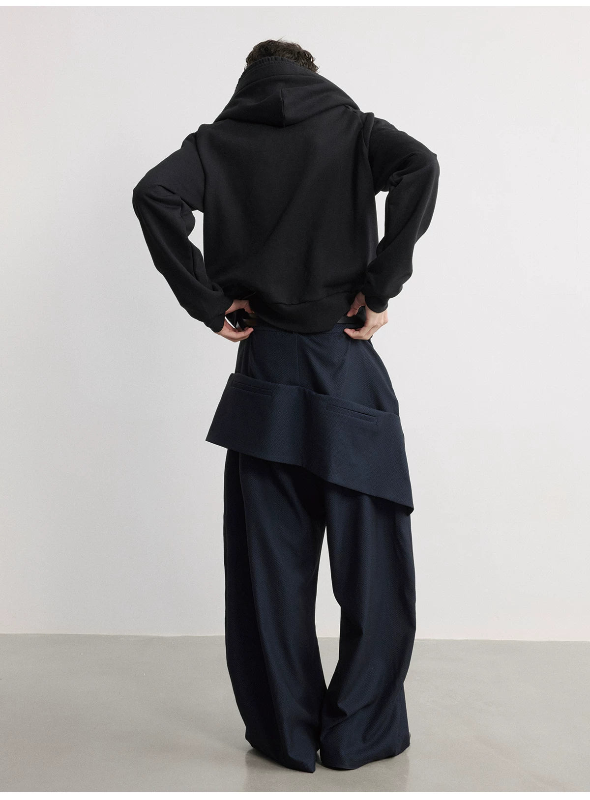 Double Waist Honeycomb Cargo Pants