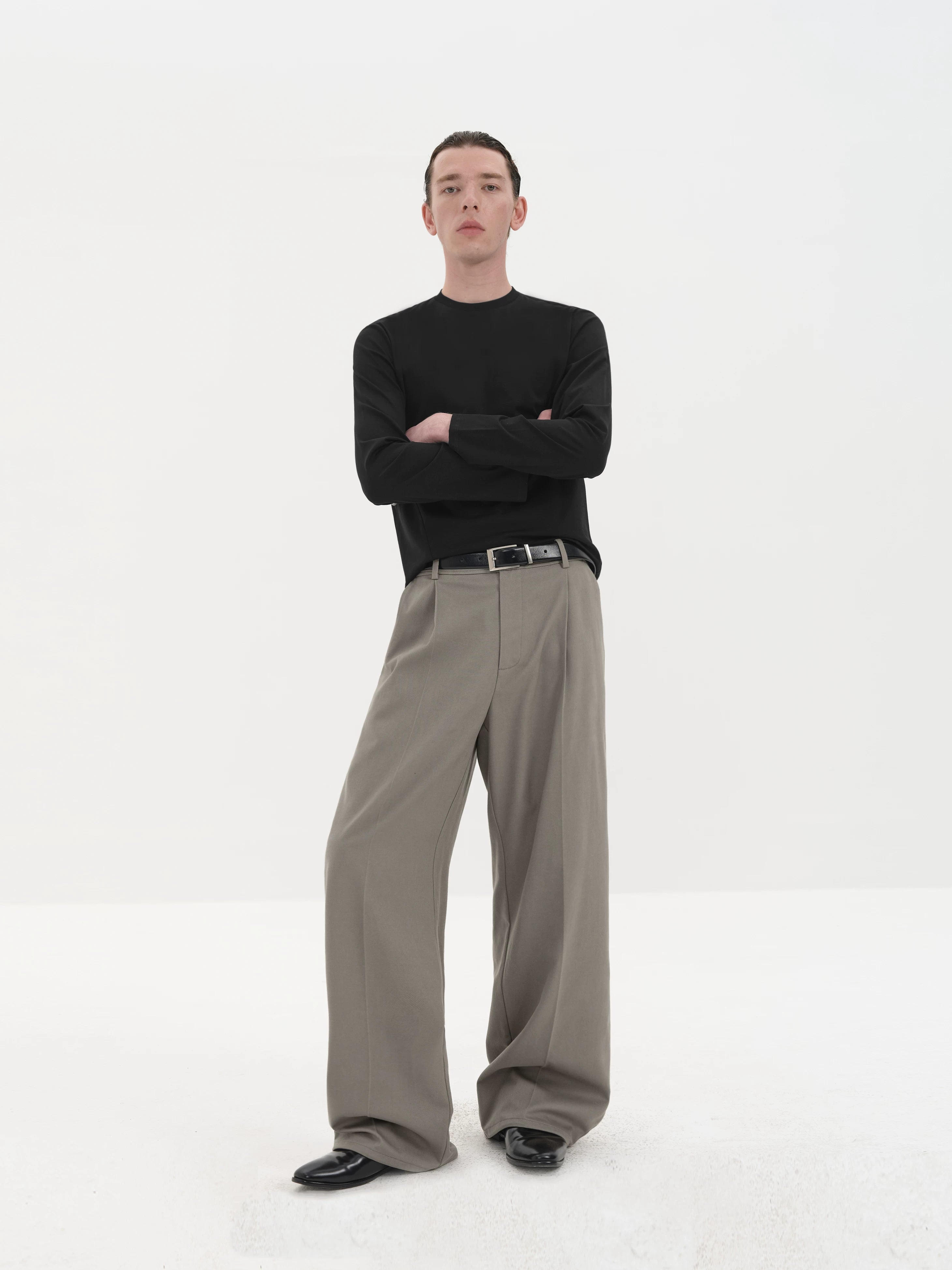 Summer Loose Pleated Tencel Cotton Pants