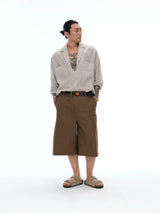 100% French Linen V-Neck Shirts