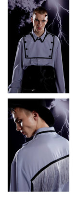 Loose Back Fringe Shirt