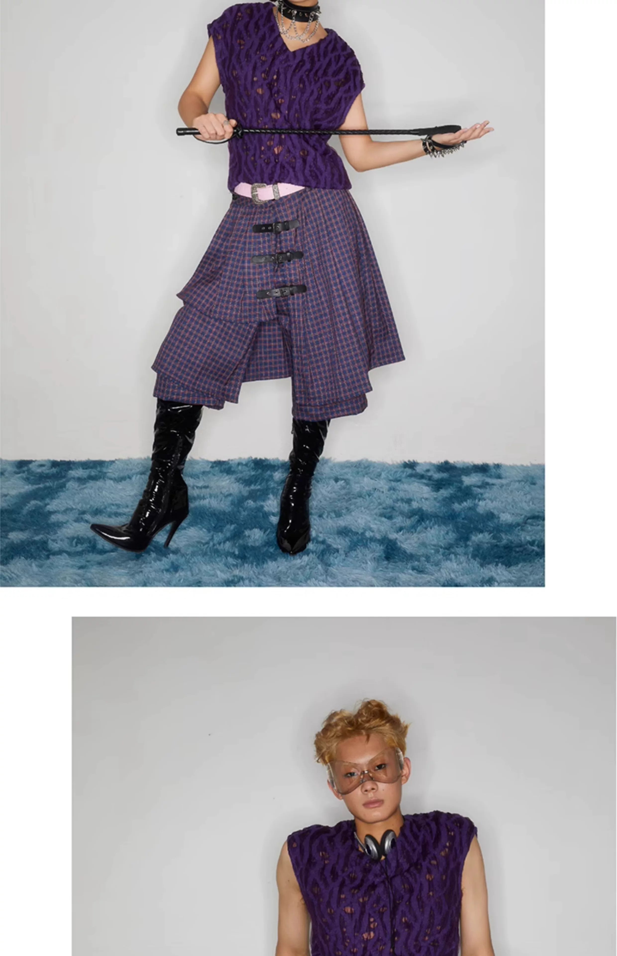 Y2K Distressed Crop Top