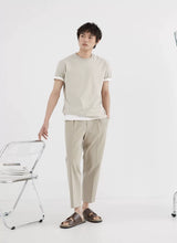 Elastic Waist Loose Ankle Pants