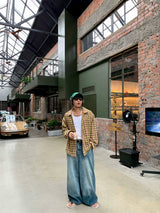Unisex Vintage Wide Leg Jeans