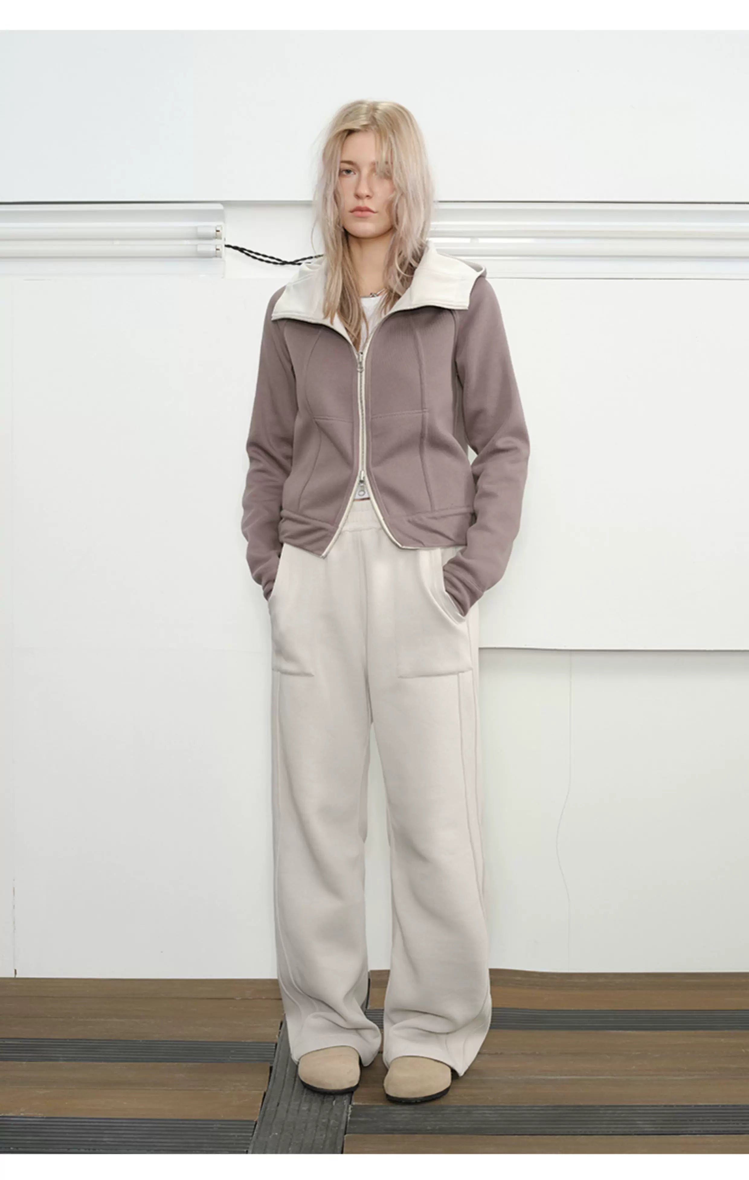 Men's Reversible Zip Hoodie Sweatpants Set