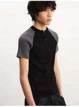 Half-zip Raglan Sports Breathable Tee