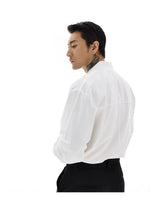 Loose V-Neck Pullover Shirt