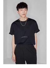 Double-sided Color-block Printed Pima Cotton Tee