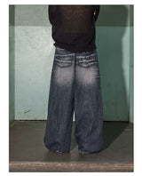 American Vintage Washed Distressed Baggy Jeans