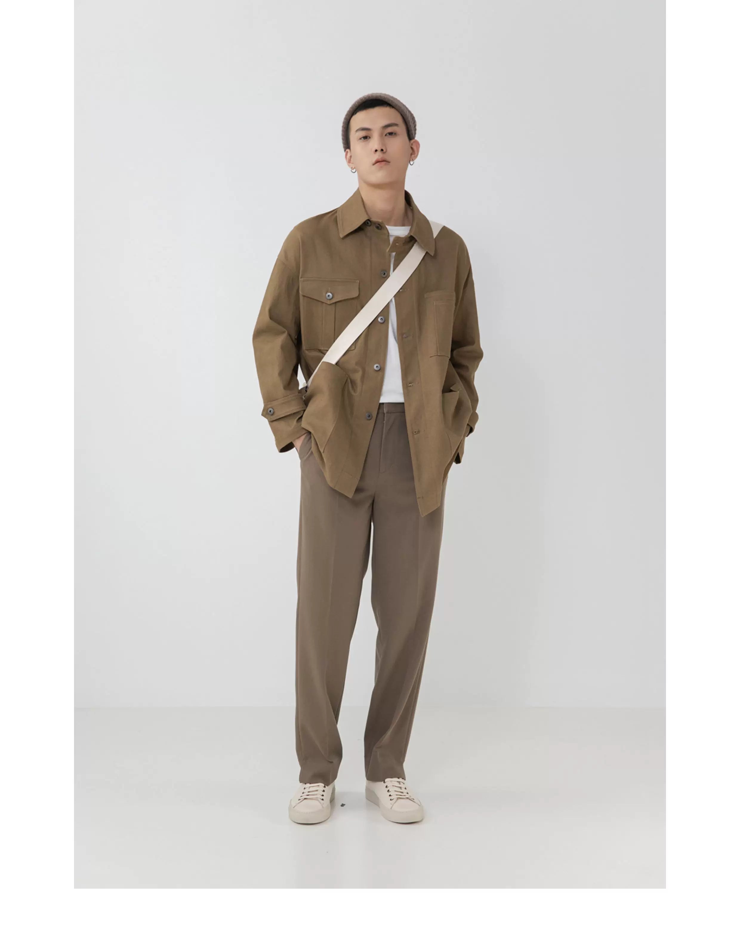 Drapey Straight Split Lounge Pants