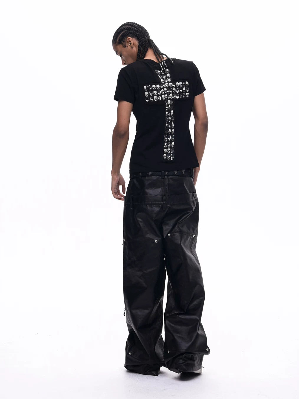 Men's Black Skull Cross Tee