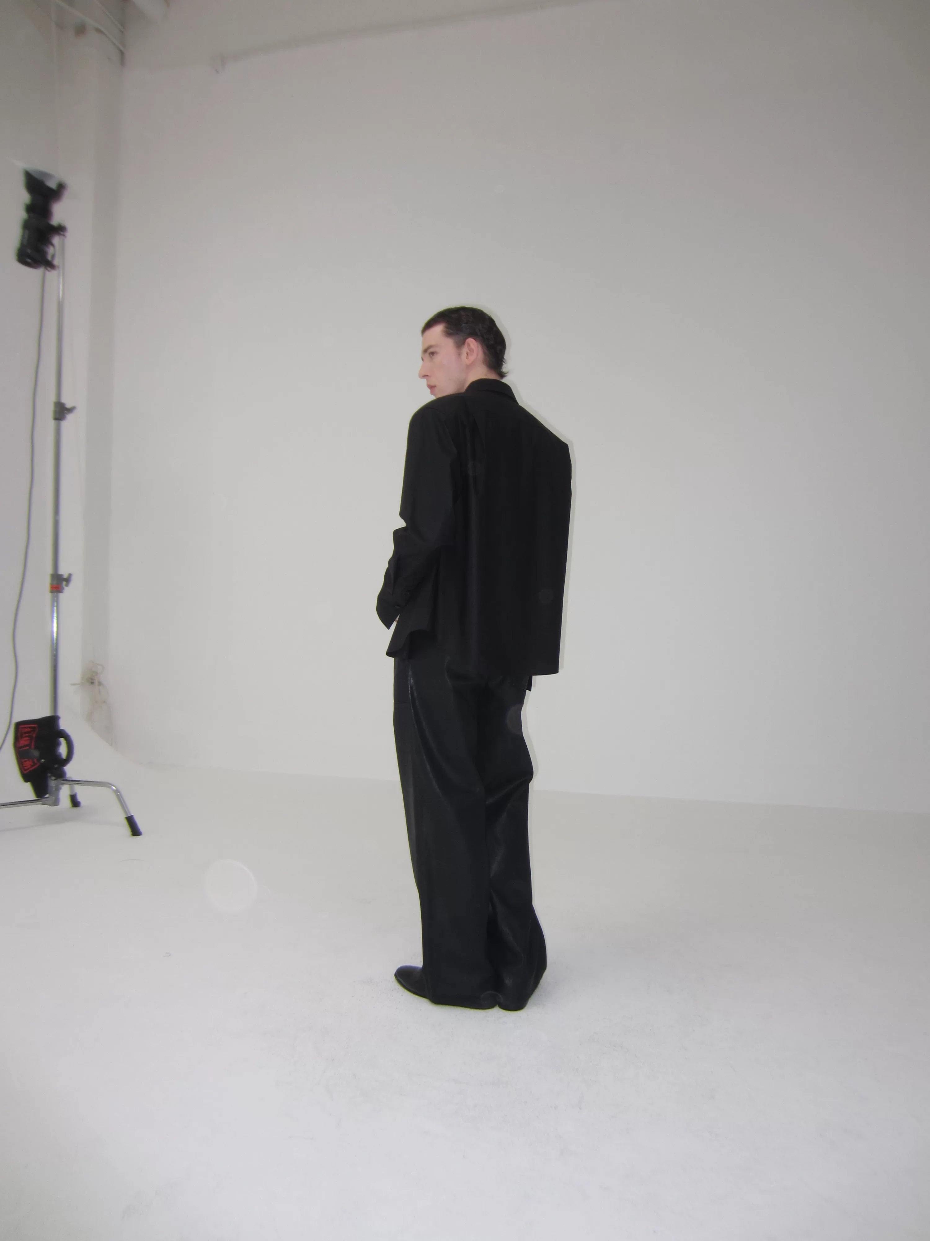Satin Dress Shirts French Wide Sleeves