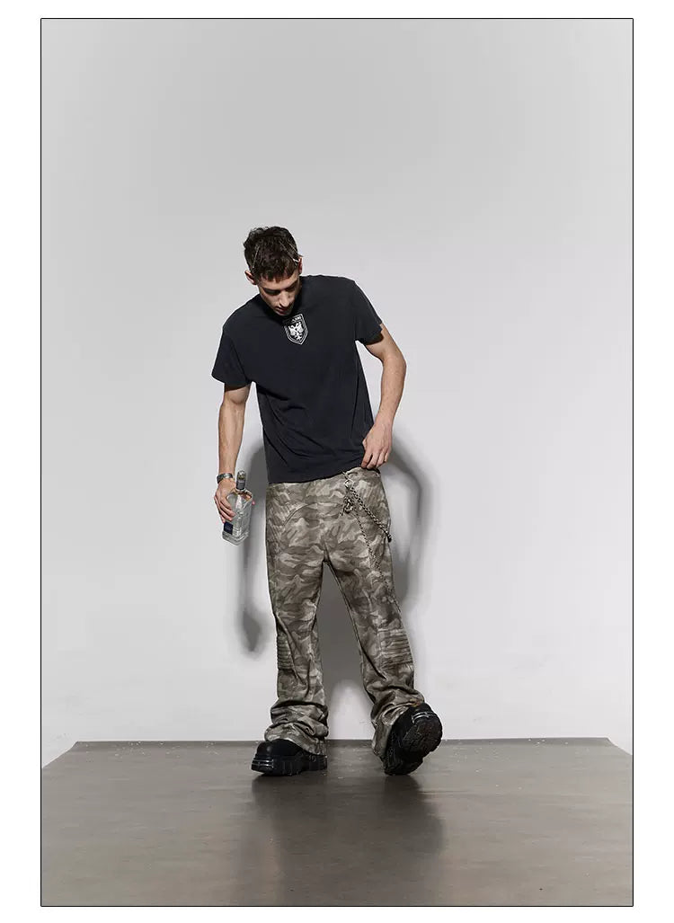 American Cleanfit Vintage Washed Badge Tee