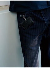 Magnetic Full Grain Leather Card Holder