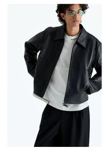 Short Zip Sheepskin Jacket