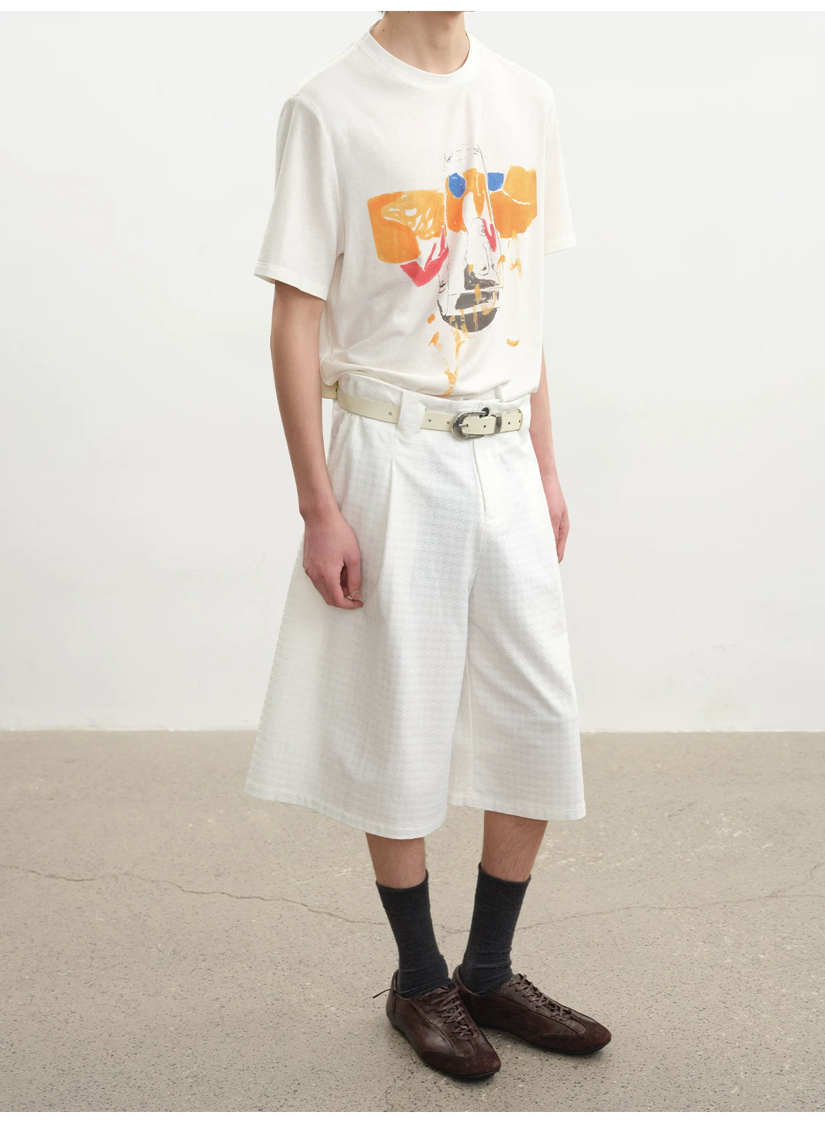 Juicy Digital Print Wool Tencel Tee